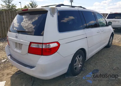 2007 Honda Odyssey Ex-L from USA, damaged, VIN 5FNRL387X7B087323